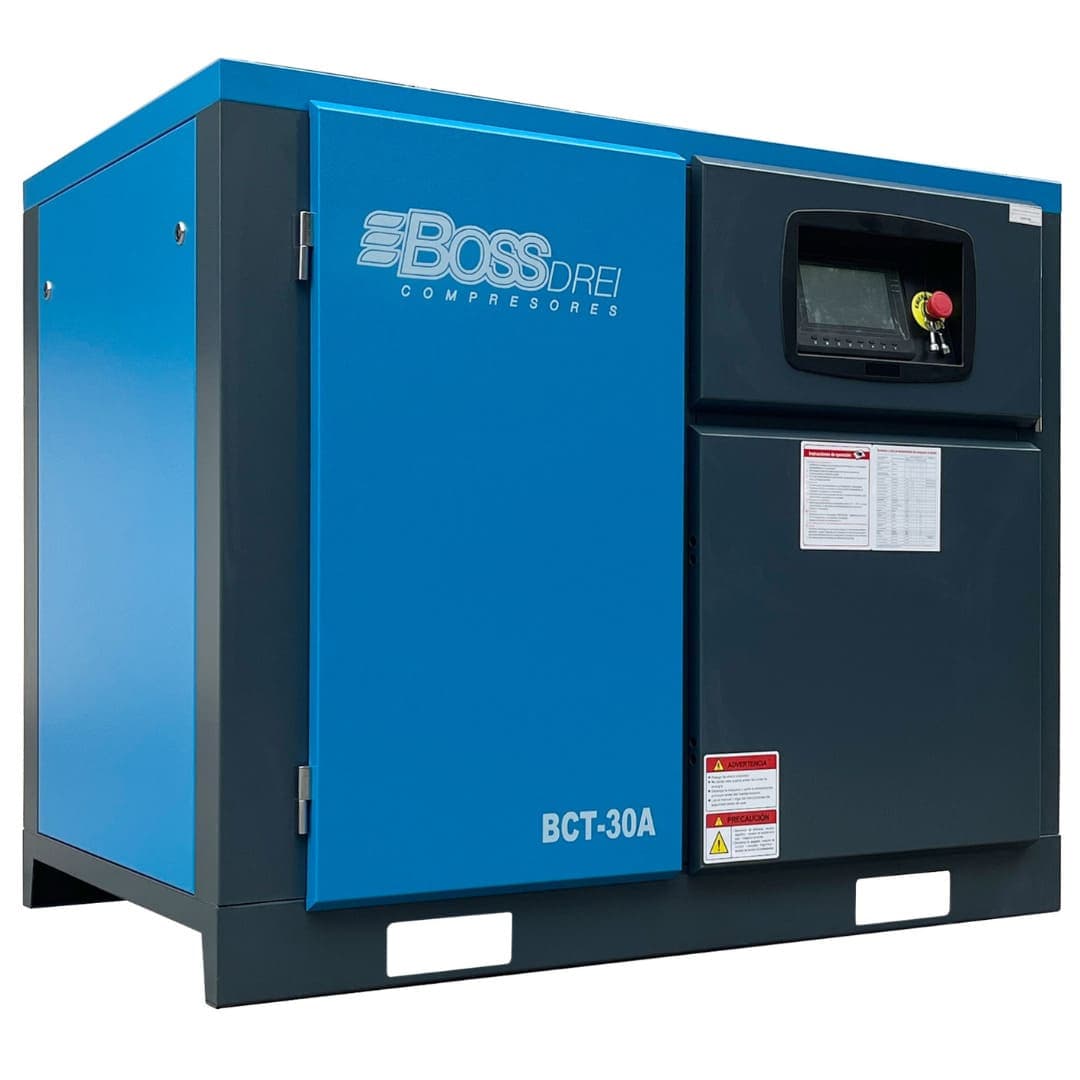 Compresor de tornillo 30HP modelo BCT-30A | Boss Drei México
