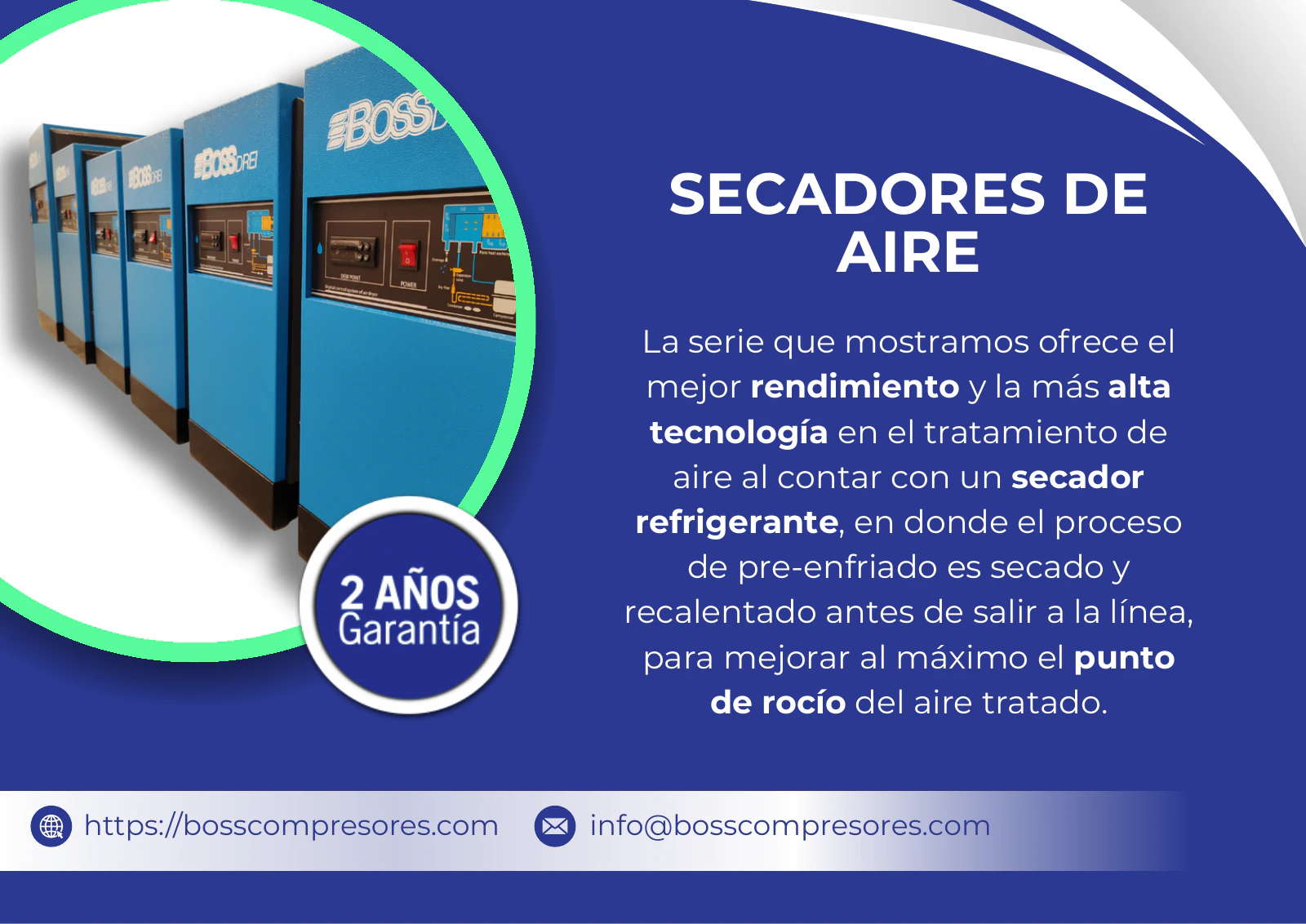 Secadores de aire — Catálogo de Compresores de Aire Boss Drei, página 21 de 31