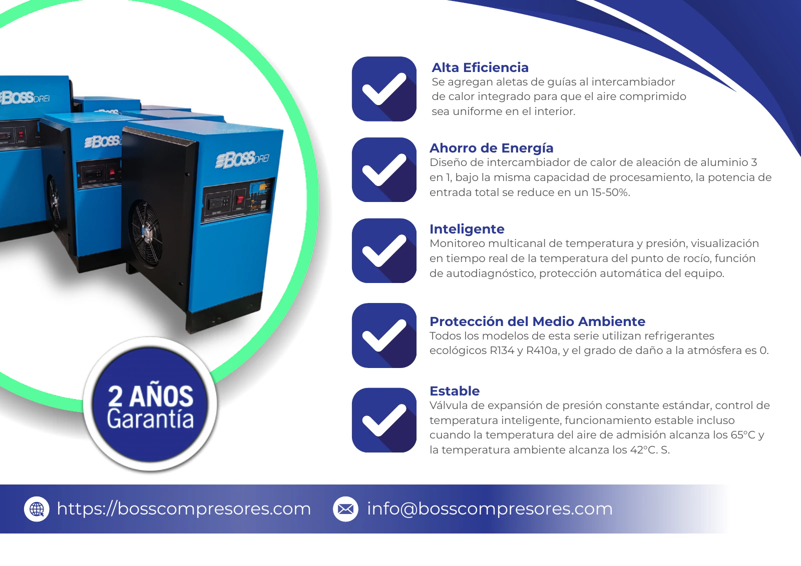 Secadores de aire — Catálogo de Compresores de Aire Boss Drei, página 22 de 31